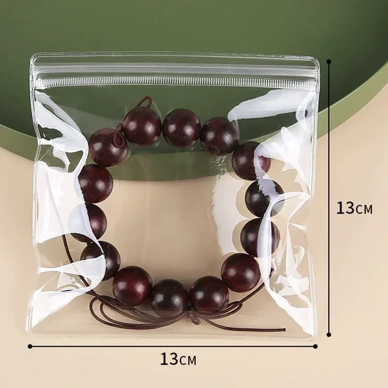 Sachets PVC Transparents Anti-Oxydation Bijoux – Lot 10 à 50 pcs | Rangement Boucles d’Oreilles, Colliers, Pendentifs & Bracelets | Organiseur Bijoux