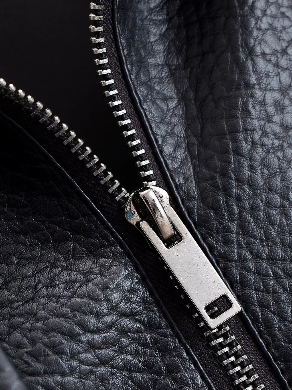 Veste Femme Asymétrique Noire Manches Longues Poches Zippée Ample – Style Mode High Street | Automne | HH