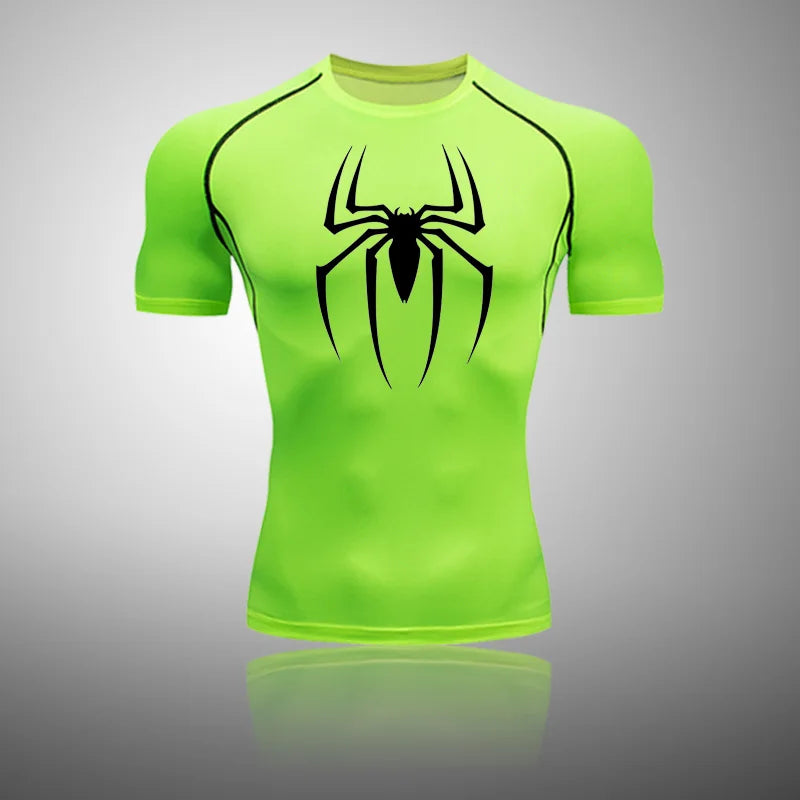 T-Shirt Sport Homme Élastique Séchage Rapide – Col Rond | Musculation, Running & Fitness | Respirant & Gainant