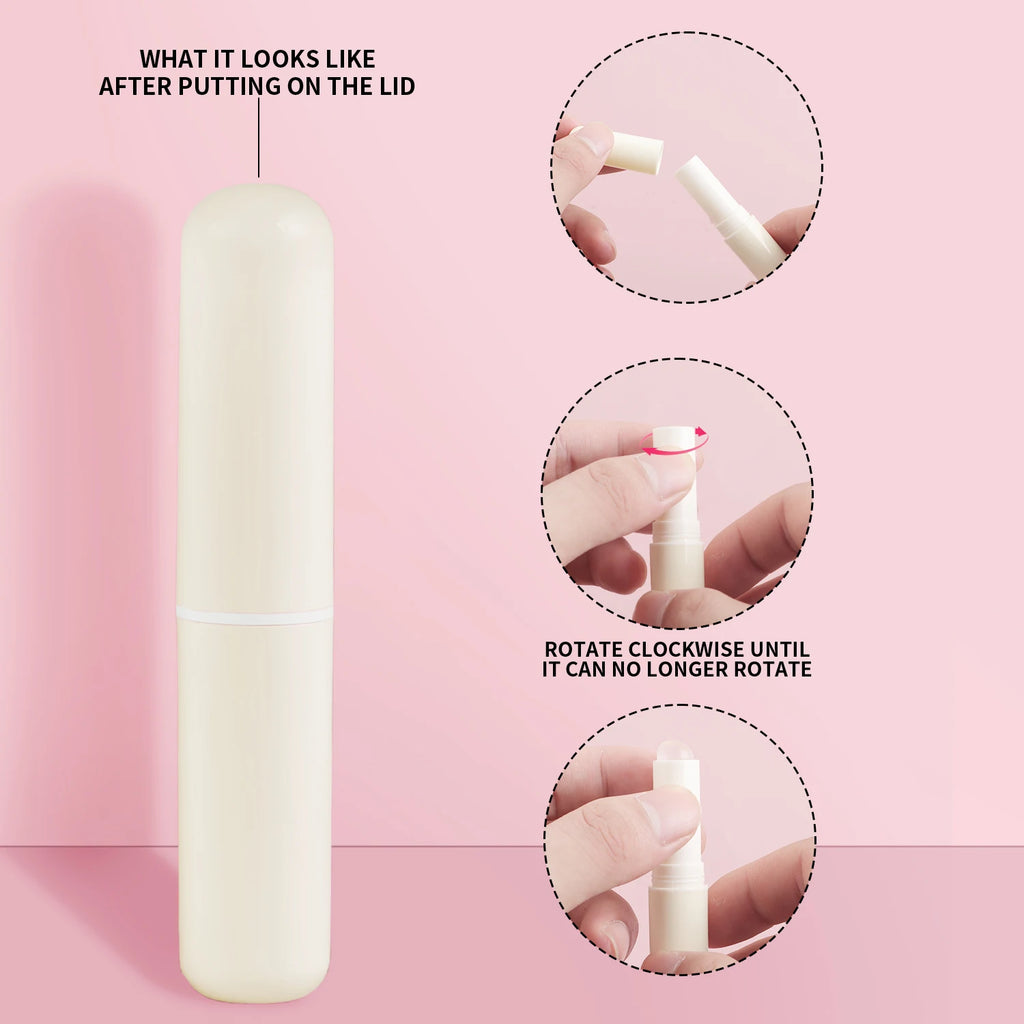 Pinceau à Lèvres Portable Couvert Kawaii – Application Précise Rouge à Lèvres | Outil Maquillage Lèvres