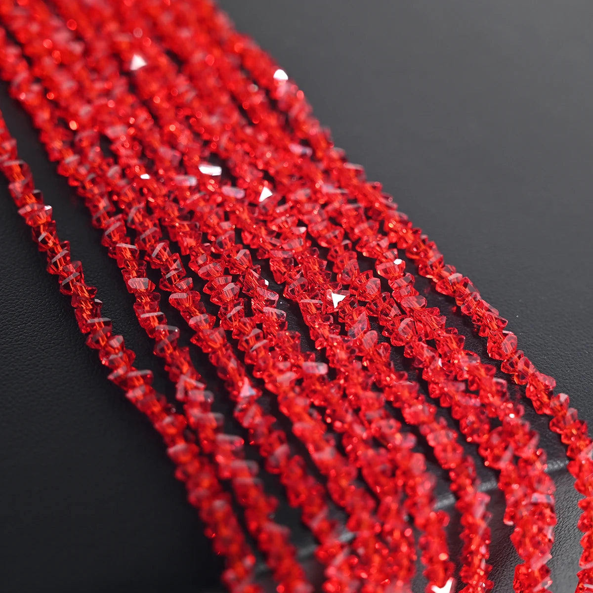 Lot 120 Perles Cristal Autrichien Triangles 4mm — Intercalaires DIY Bracelet Collier