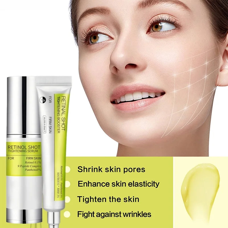 Crème Contour des Yeux Coréenne Rétinol – Anti-Rides, Cernes, Poches & Hydratation Intense