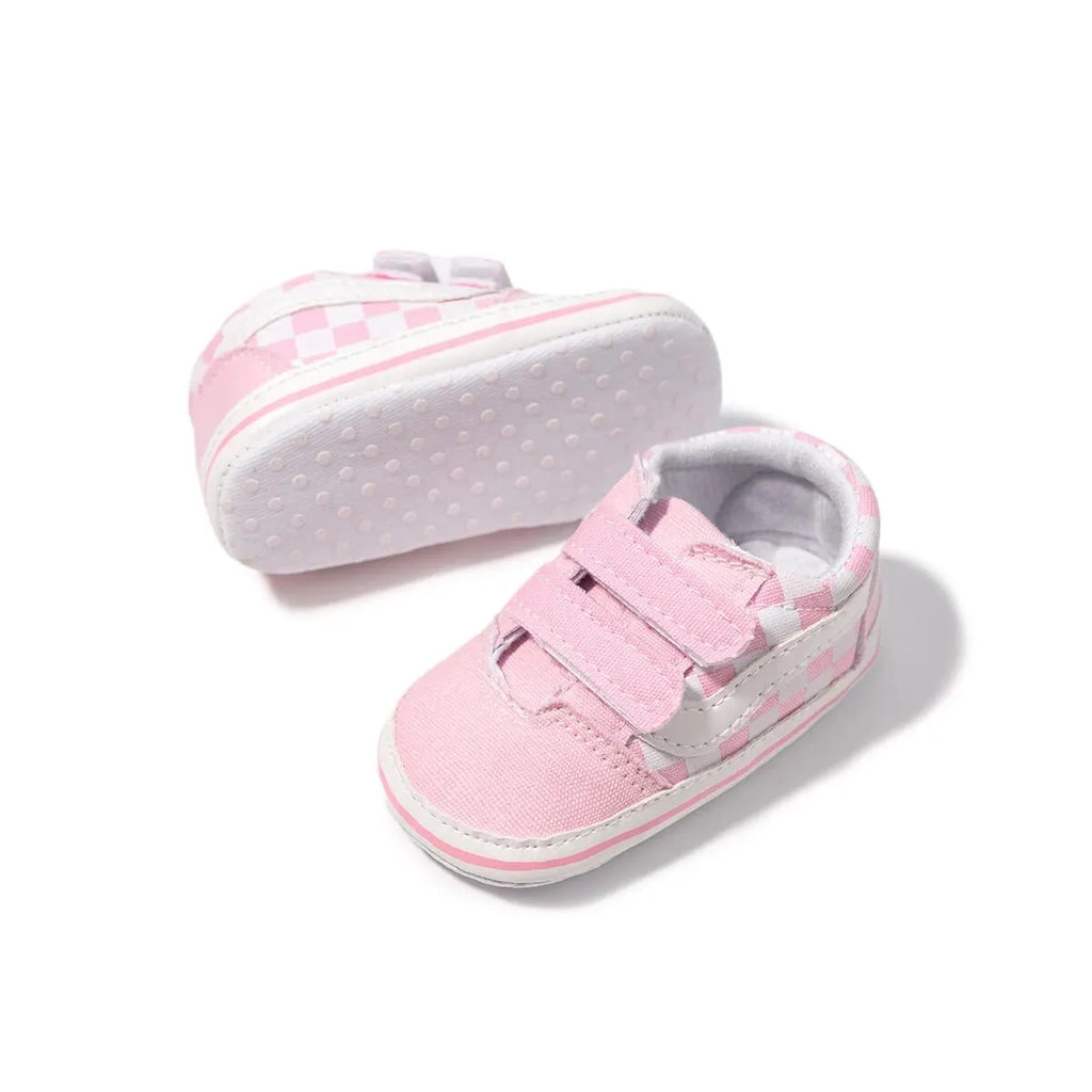 Chaussures Bébé Toile Unisexe Semelle Antidérapante – Sneakers Premiers Pas Garçon Fille Casual