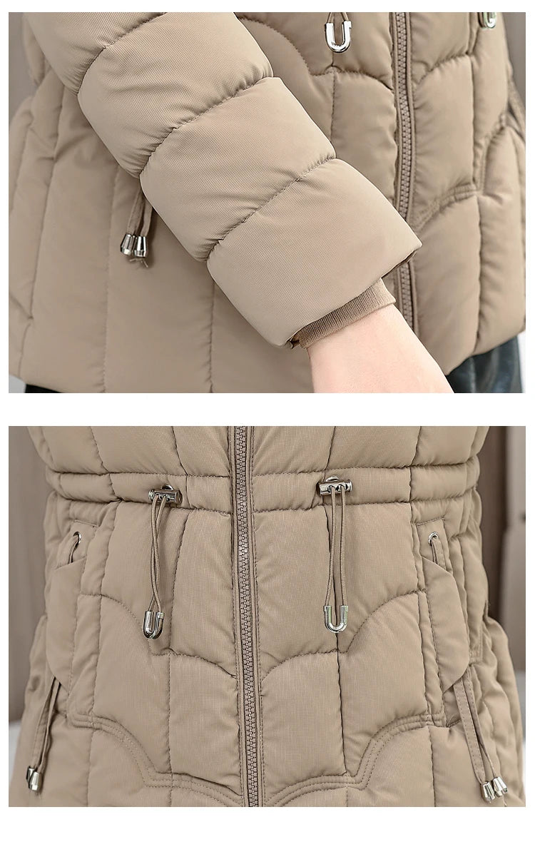 Doudoune Courte Femme À Capuche – Manteau Matelassé Chaud Haute Qualité | Hiver 2025 Tendance