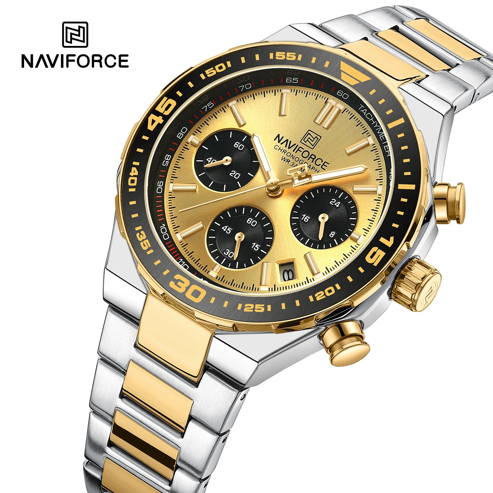 Montre Homme Naviforce Business Classique Quartz – Acier Inoxydable Étanche Fashion 2024