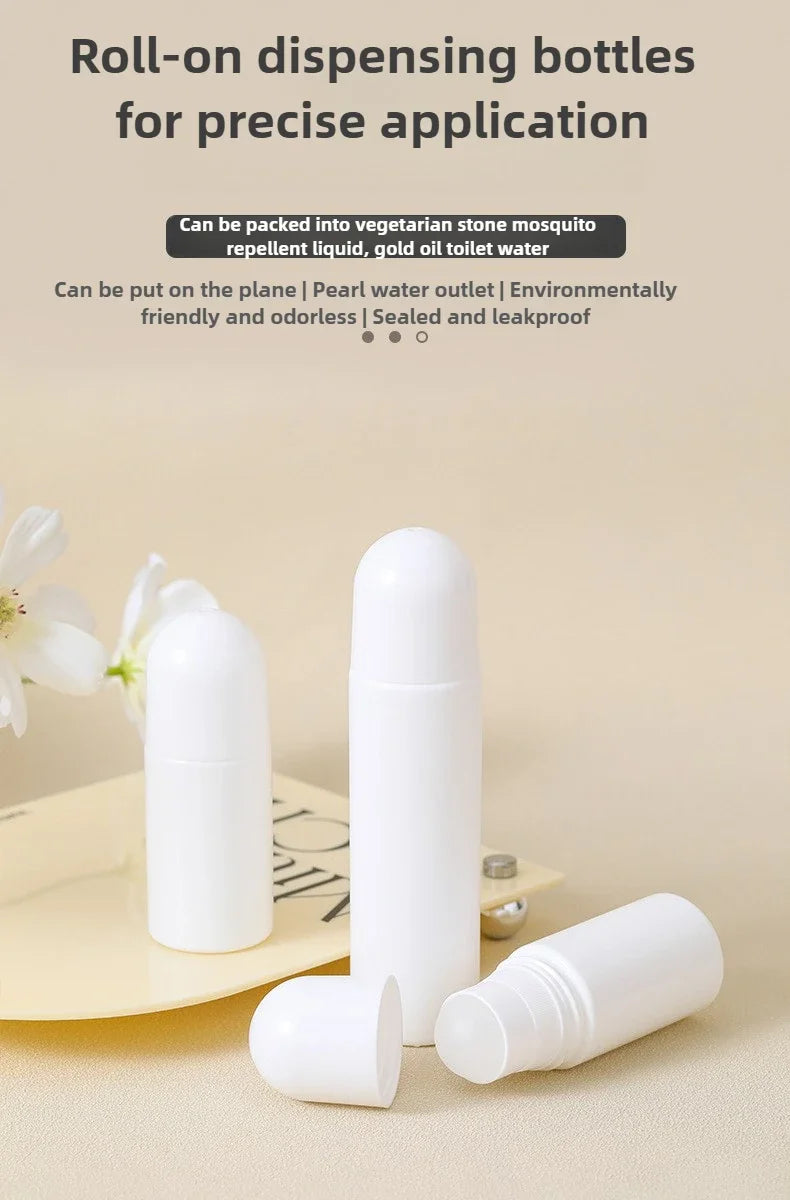 Flacon Roll-On Rechargeable DIY - Huiles Essentielles, Parfum & Déodorant
