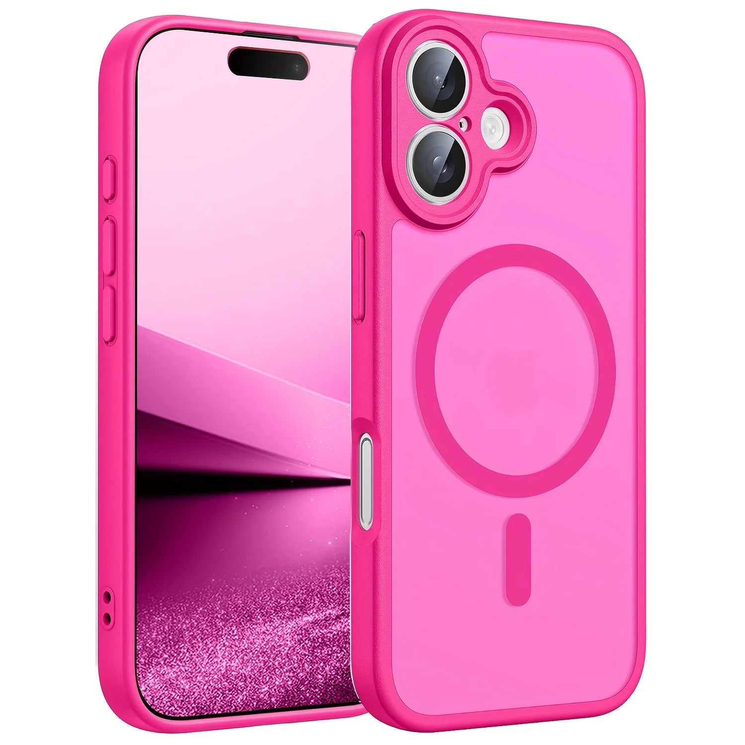 Coque Matte Translucide Magnétique Magsafe – iPhone 17 Air 16 16e 15 14 13 12 11 Pro Max