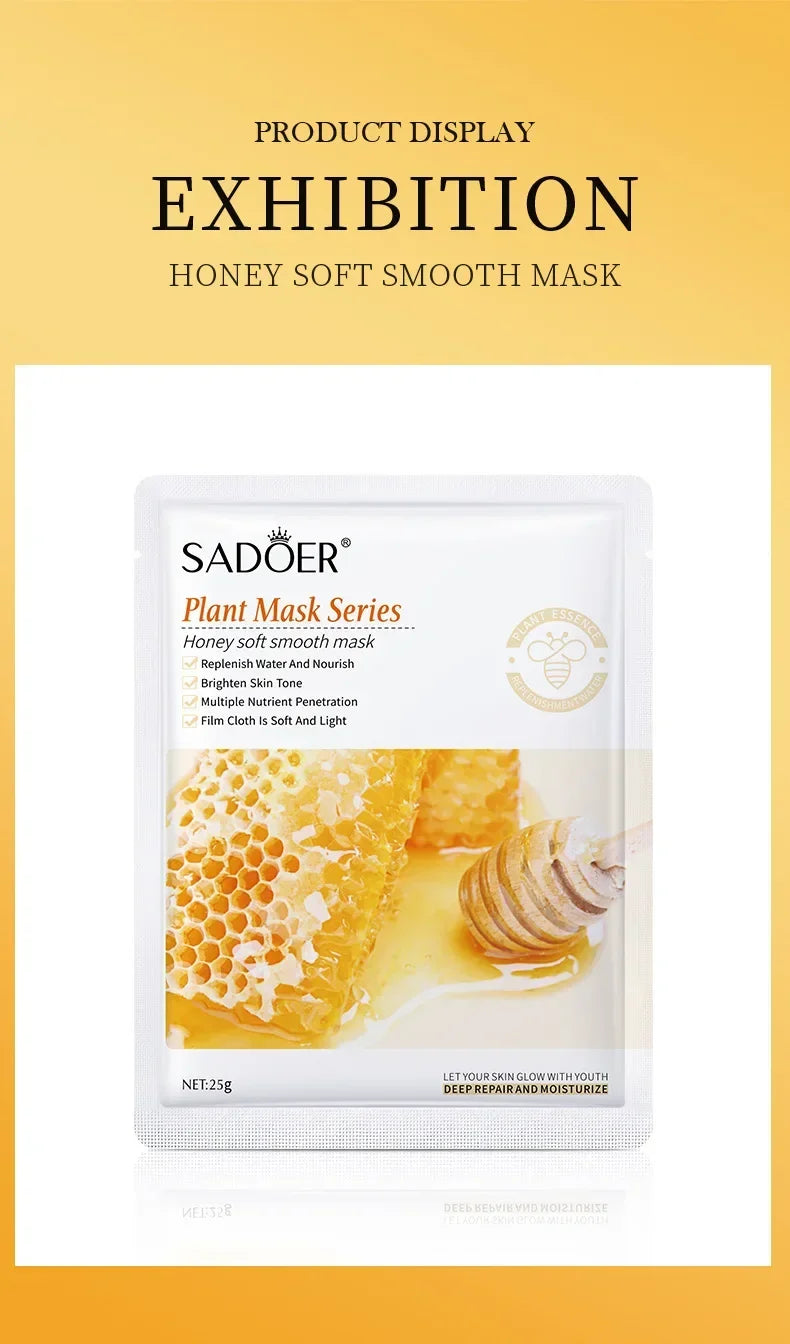 Set 8 Masques Visage Naturels - Hydratation & Fermeté K-Beauty