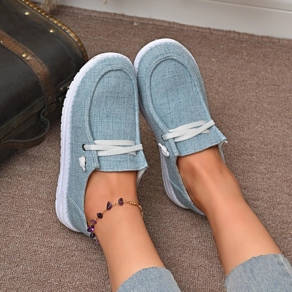 Chaussures Vulcanisées Sport Flat Femme 2025 – Casual Fashion Printemps Automne
