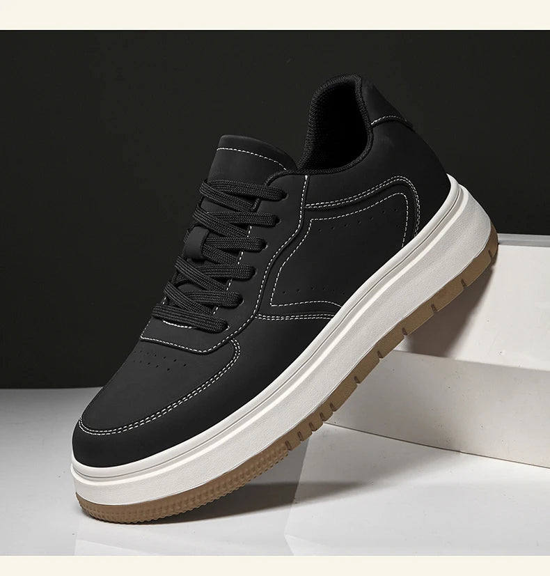Chaussures Rehaussantes Homme 10/8/6CM Invisibles – Sport Blanches Grande Taille 37-44