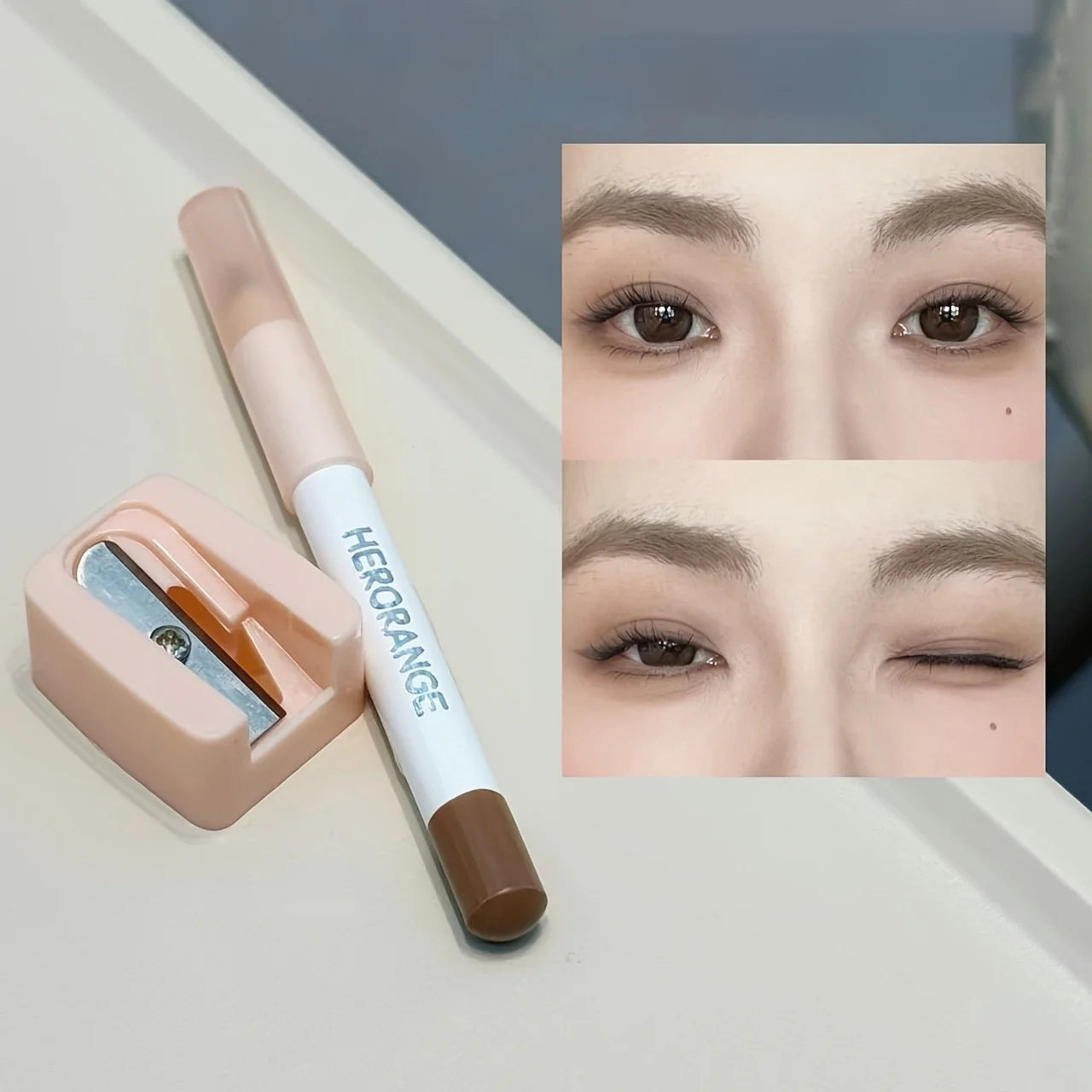 Kit Maquillage Mini 6 Pcs Herorange – Gloss, Lip Tint, Eyeliner, Blush & Fard à Paupières | Waterproof Longue Tenue