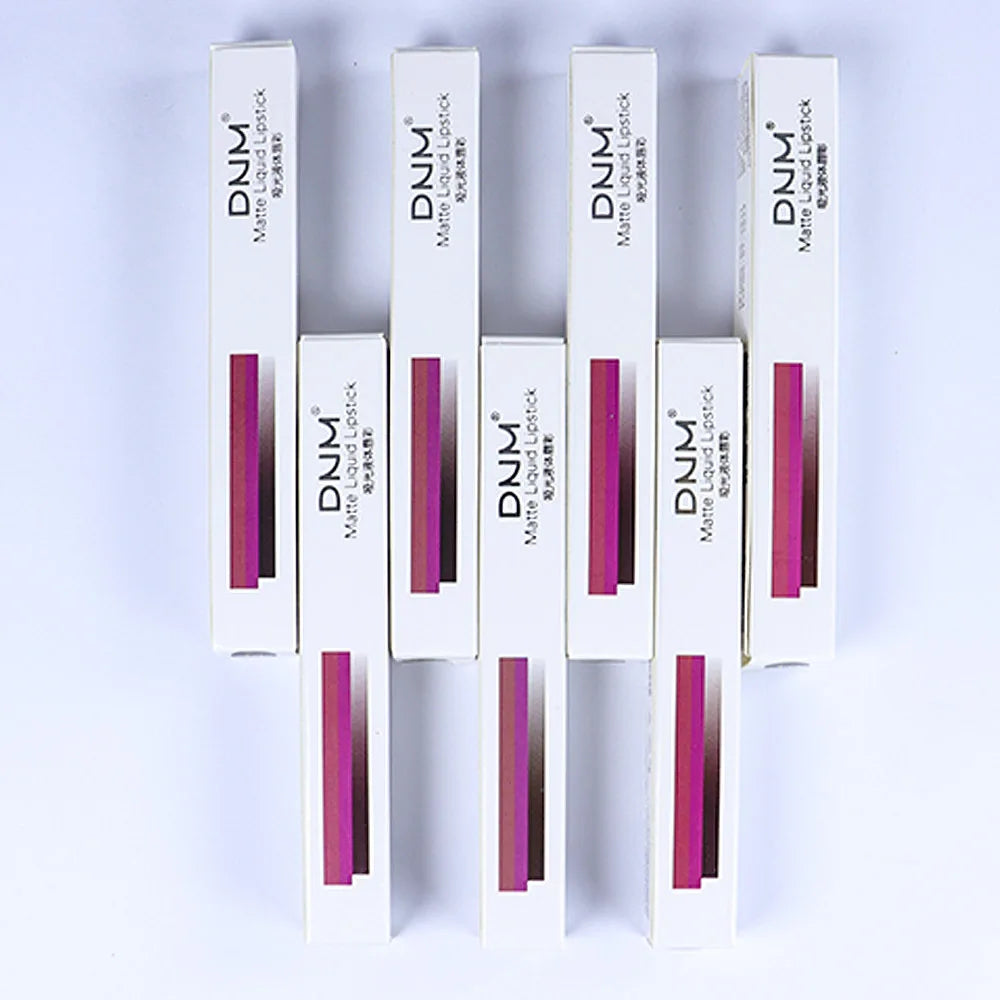 Gloss Velvet Mat DNM 18 Couleurs – Waterproof Longue Tenue | Lip Tint Nude, Rouge & Violet