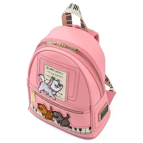 Mini Sac à Dos Femme Aristocats Marie – Sac Épaule Floral Kawaii École Cute
