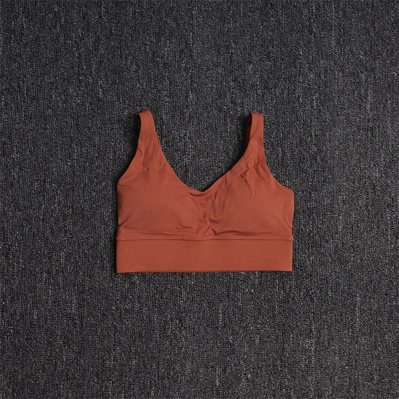 Brassière Sport Femme Dos Nu Sexy – Anti-Choc, Sans Manches | Yoga, Running & Gym | Top Fitness Gainant & Respirant