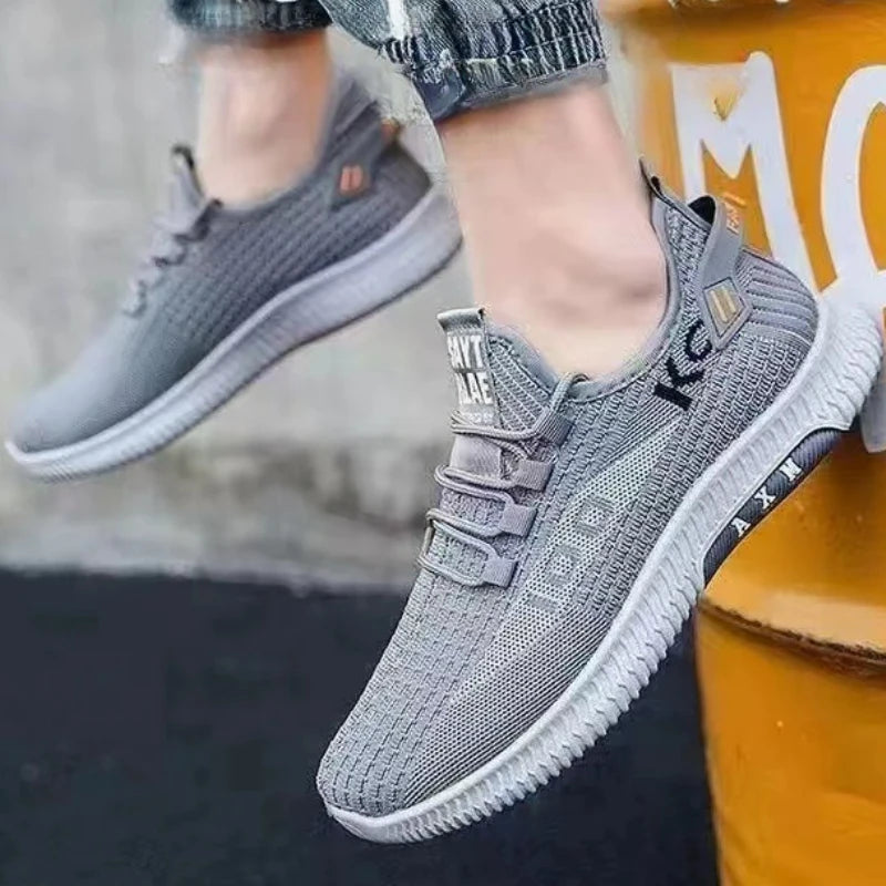 Sneakers Running Homme Semelle Douce Légère – Tennis Casual Sport Printemps Qualité