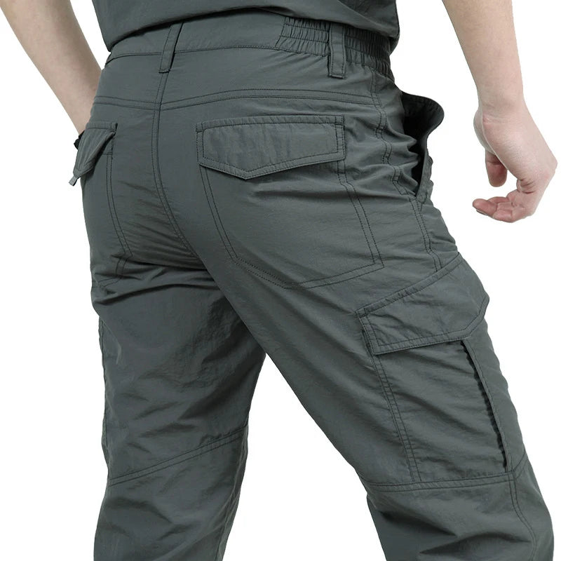 Pantalon Cargo Tactique Homme Imperméable Séchage Rapide Militaire Outdoor Été | Cargo Tactique Premium
