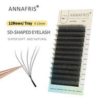 Extensions Cils Individuels ANNAFRIS Korean PBT 8-25mm – Matte Naturel Faux Vison | Fournitures Lashes Professionnel