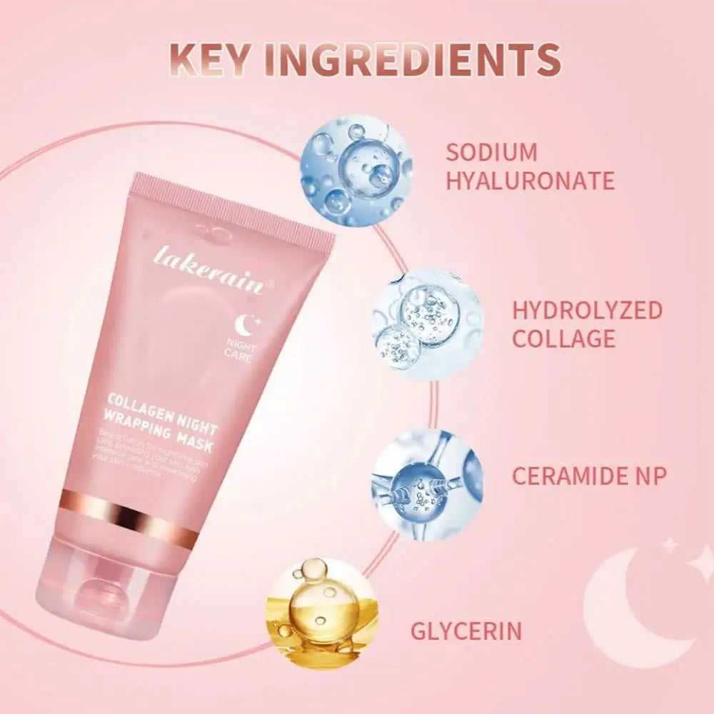 Kollagen Peel-Off-Maske - Tiefenhydratation & Festigkeit Nachtpflege