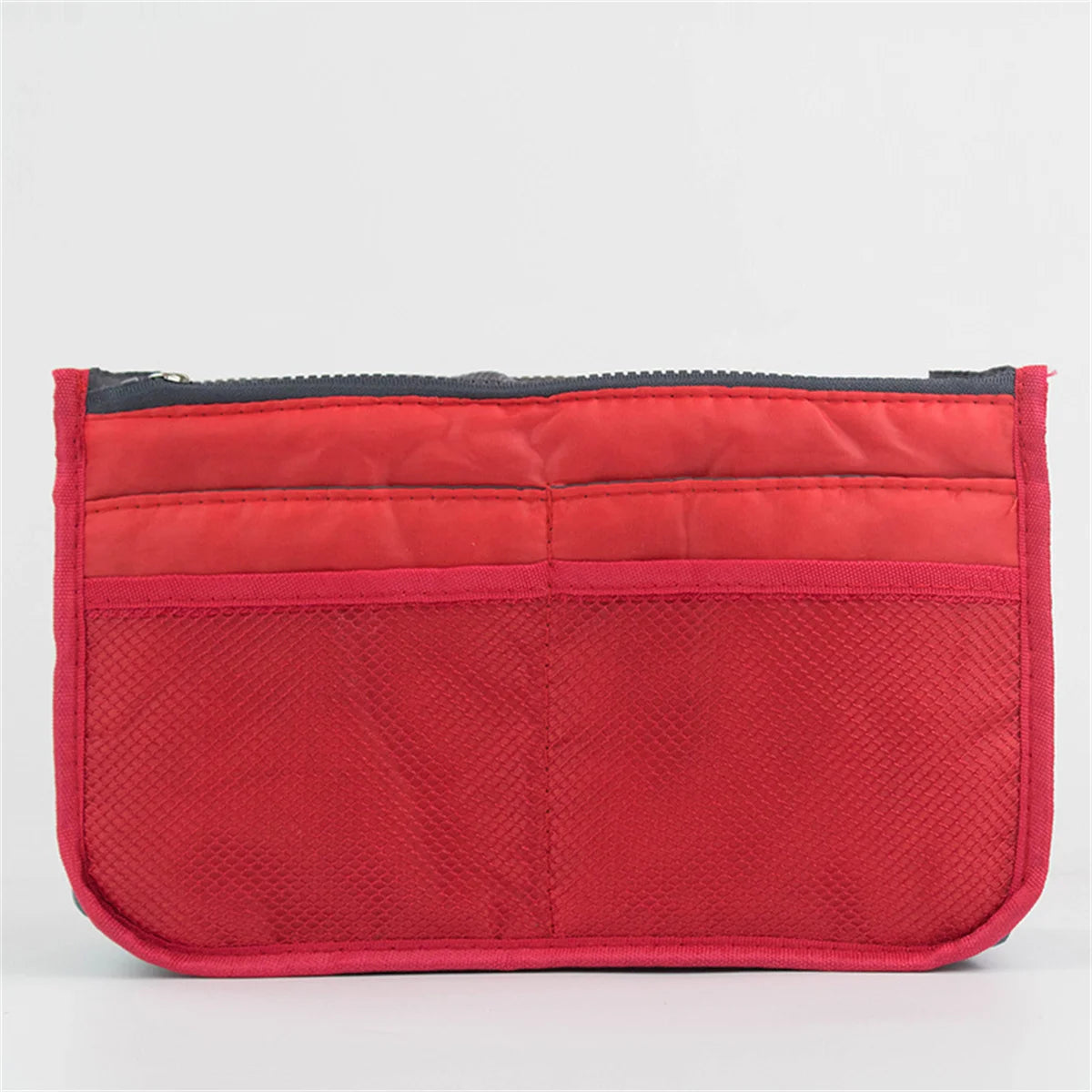 Sac Rangement Bi-Fold Double Zip – Grande Capacité | Organisateur Maquillage & Toilette