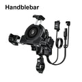 Support Téléphone Moto Chargeur Sans Fil 15W + USB-C 36W – Anti-Vol Anti-Vibration Guidon