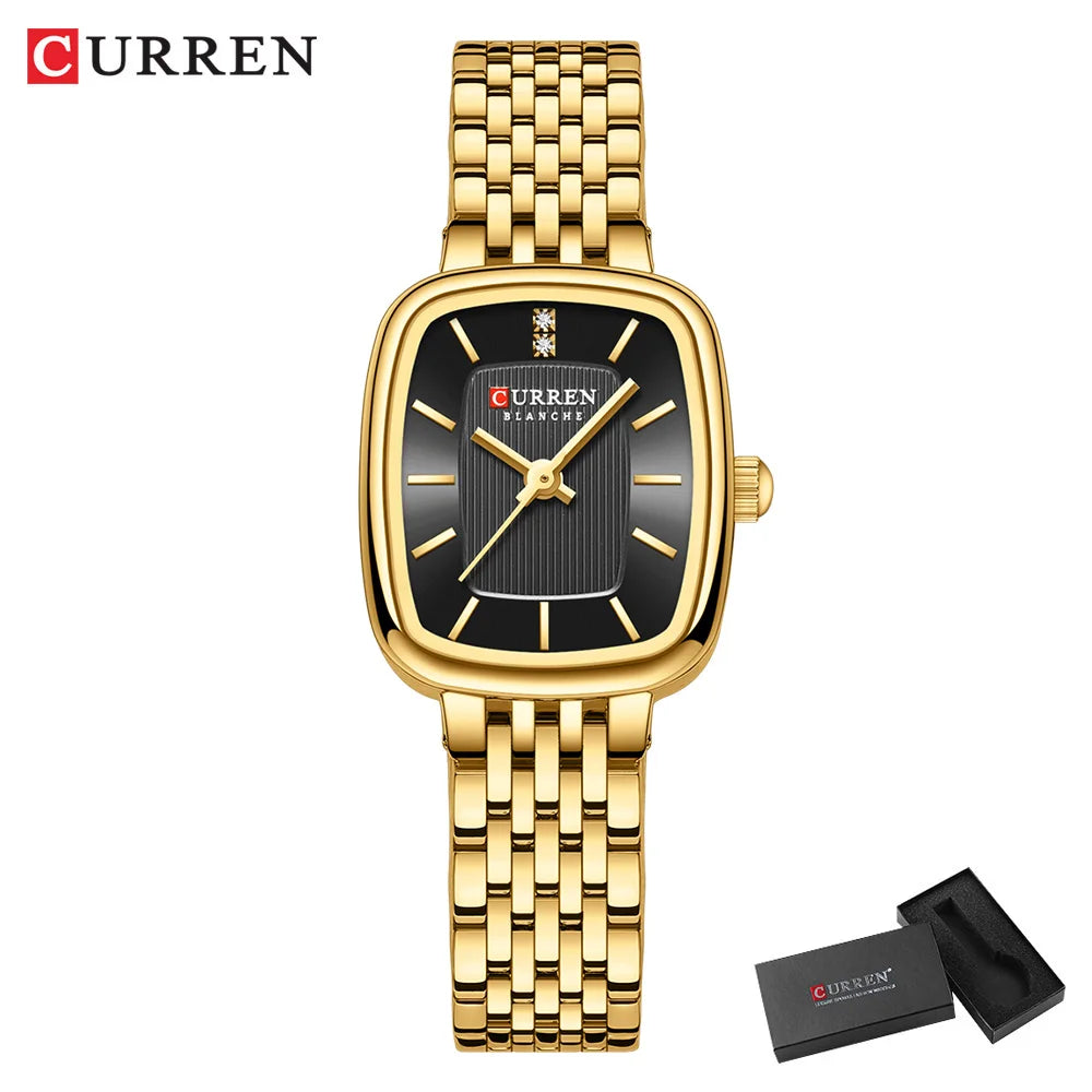 Montre Femme CURREN Dress Fashion Quartz – Bracelet Acier Simple Élégante Intemporelle