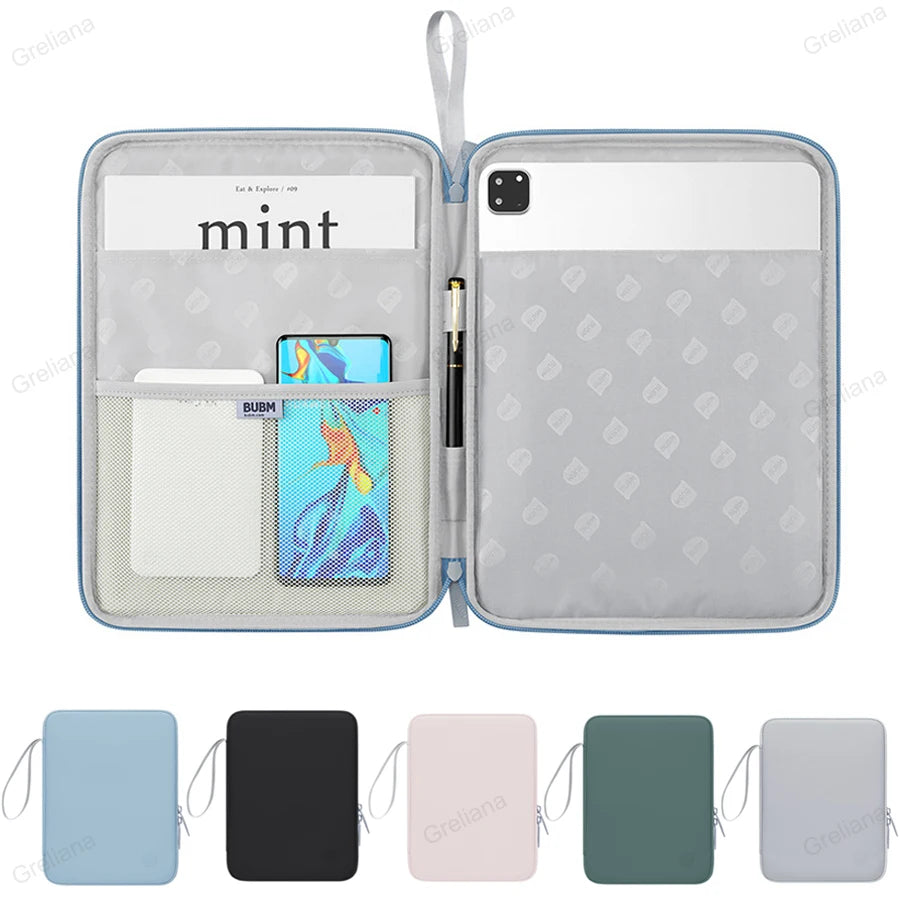 Housse Tablette Universelle 9-13" PU Antichoc – iPad Pro AIR Samsung Huawei Lenovo Redmi