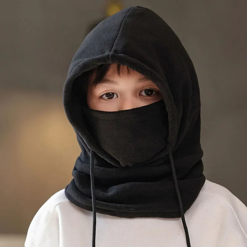 Cagoule Polaire Enfant - Masque, Tour de Cou & Bonnet 3-en-1 Hiver