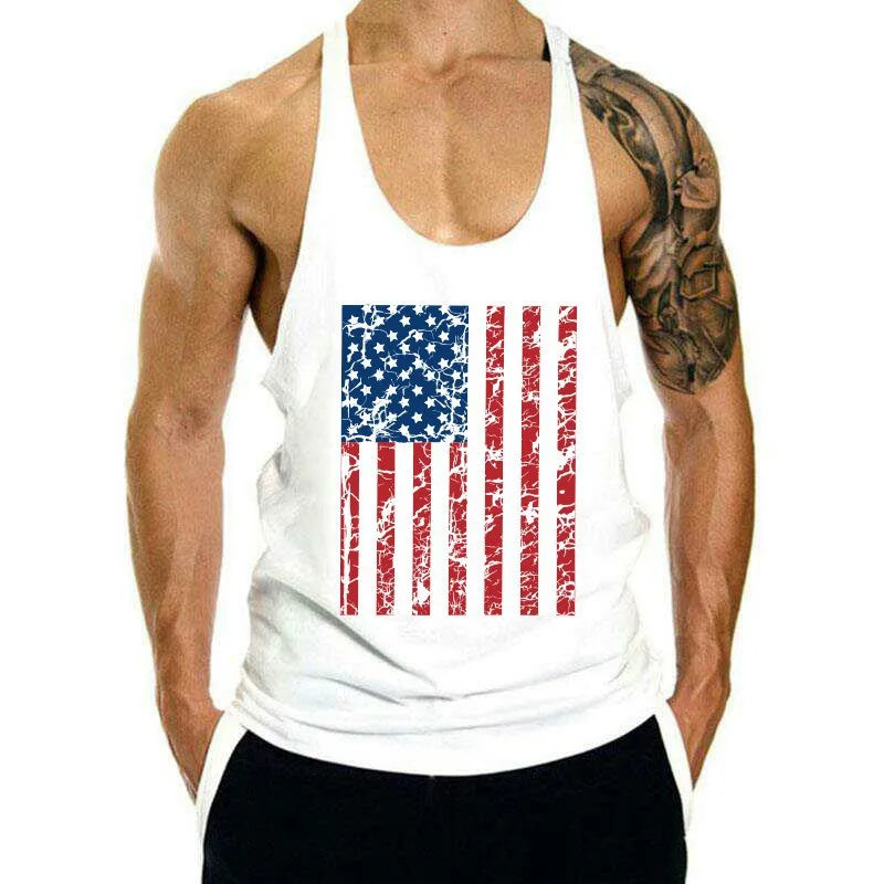 Débardeur Stringer Y-Back Homme Coton – Musculation & Bodybuilding | Sans Manches Respirant | Fitness & Workout Été