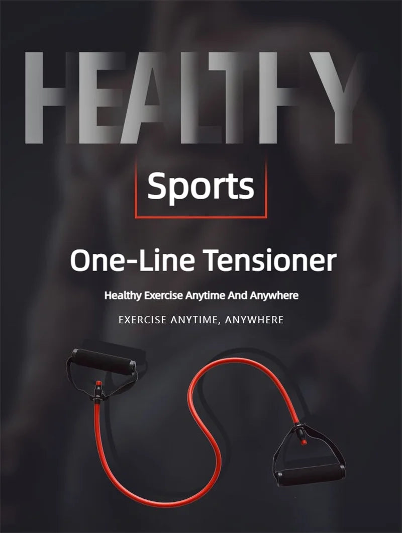 Kit Bandes de Résistance 5 Niveaux avec Poignées - Sport à Domicile