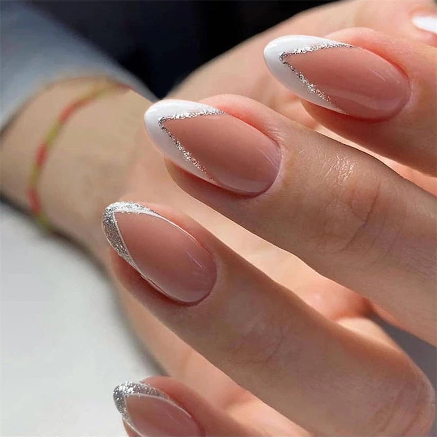 24 Faux Ongles Ballerina & Coffin Amovibles – Manucure Prête à Porter, Forme Amande & Coffin | Décoration Ongles Femme & Fille