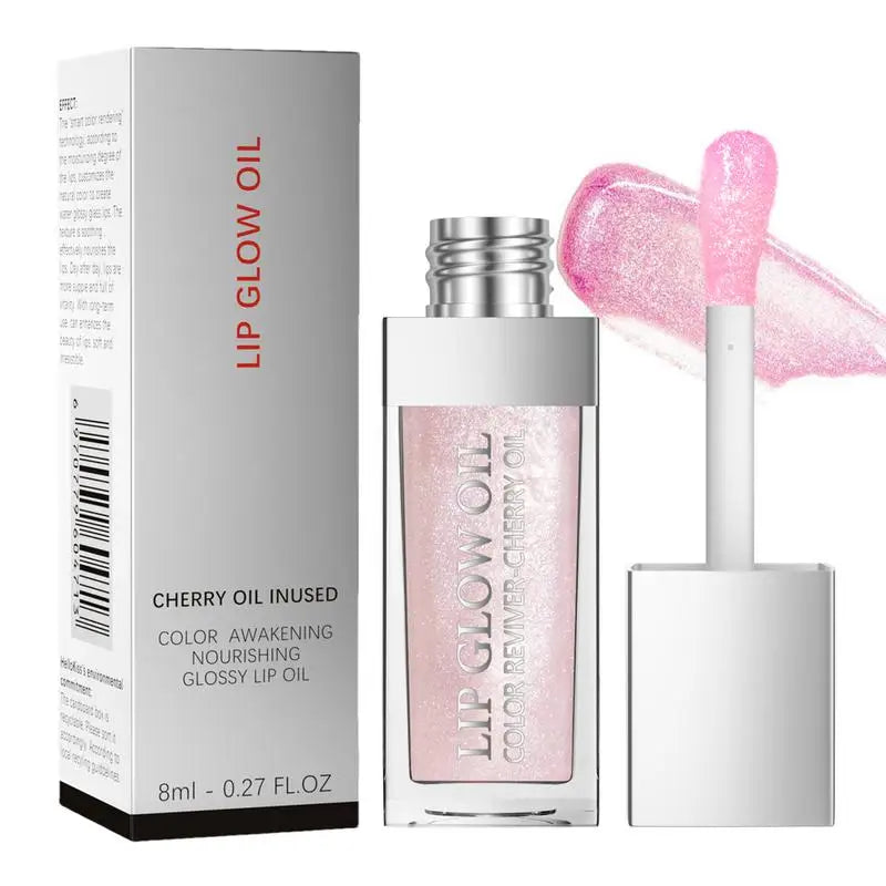 Huile à Lèvres Changeante de Couleur – Jelly Crystal Nacrée | Hydratante & Nourrissante