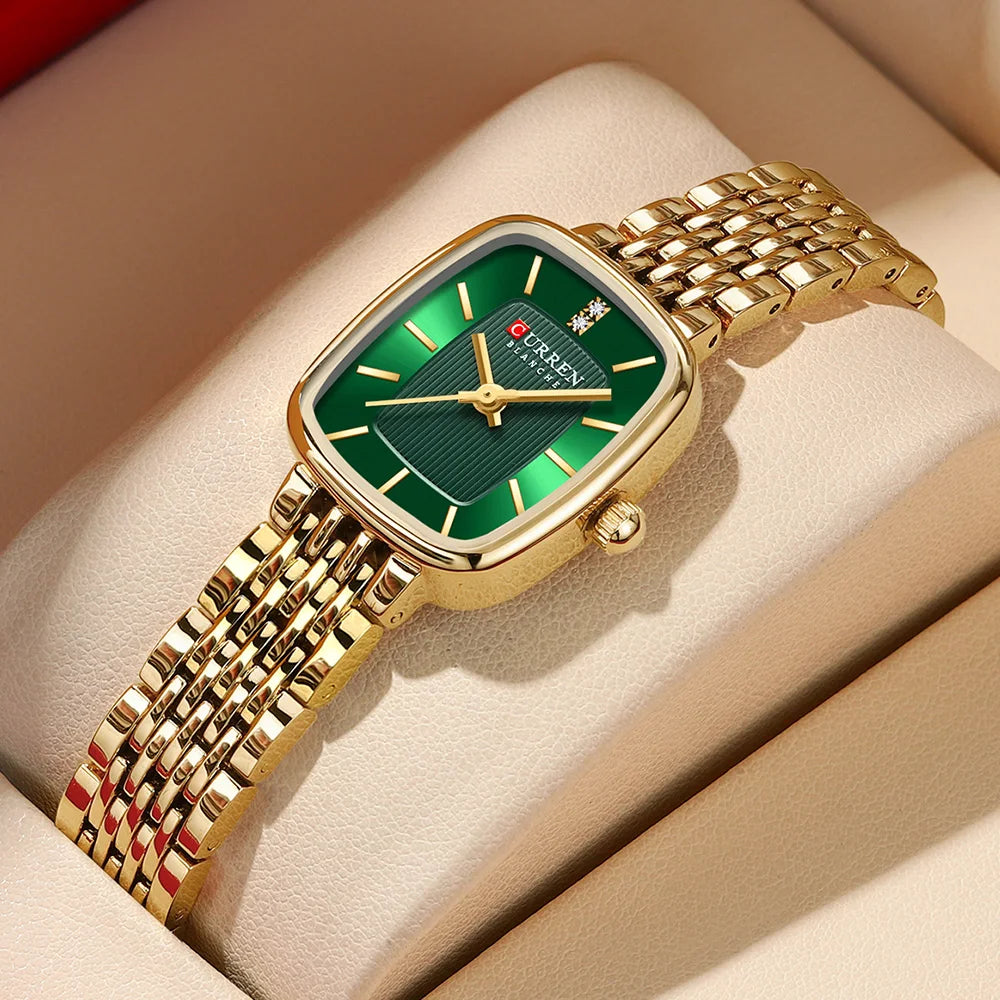 Montre Femme CURREN Dress Fashion Quartz – Bracelet Acier Simple Élégante Intemporelle