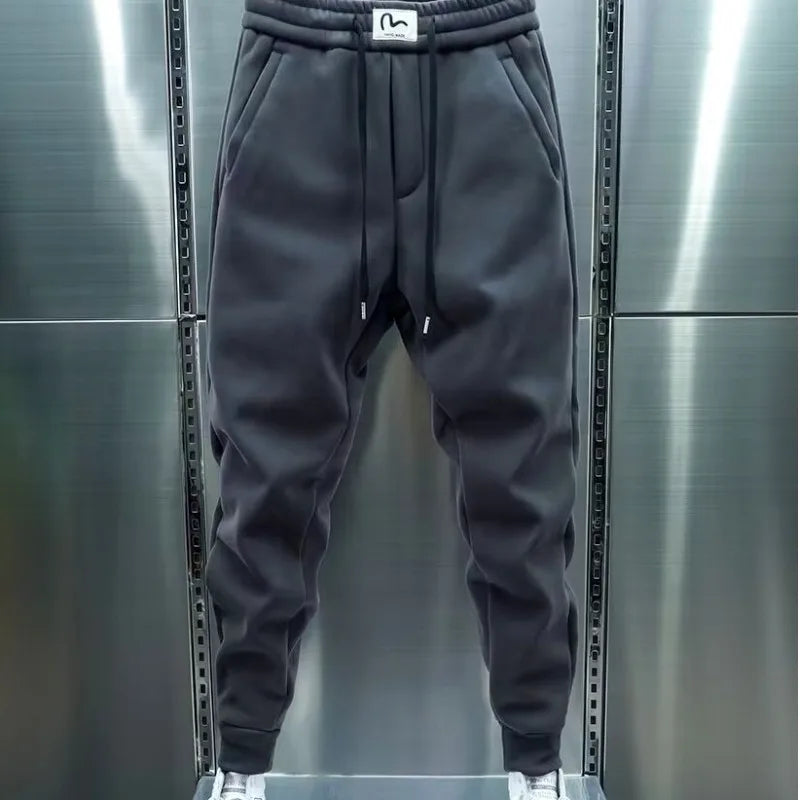 Jogger Sport Homme Style Coréen Cordon – Casual, Confortable & Tendance | Running, Gym & Fitness | Pantalon Noir