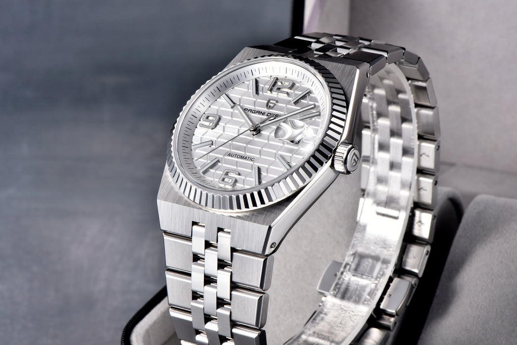 Montre Homme Luxe PAGANI DESIGN 2026 Automatique Cadran 3D Losange Verre Saphir – Business Fashion