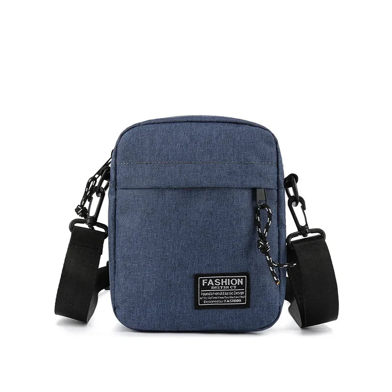 Petit Sac Carré Oxford Unisexe – Sacoche Bandoulière Crossbody Casual Homme Femme