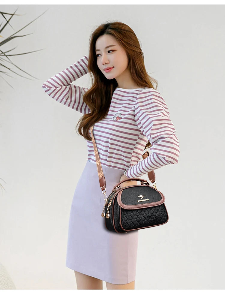 Petit Sac Rond Femme Style Coréen – Sac Épaule Bandoulière Tendance Influenceuse Mode