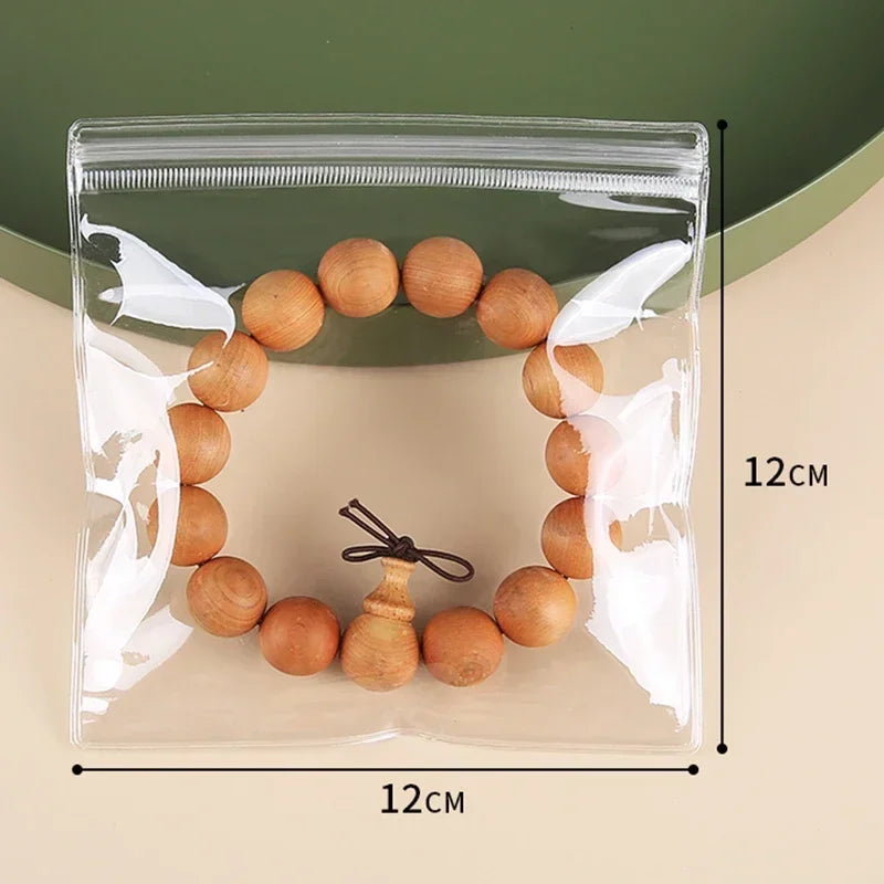 Sachets PVC Transparents Anti-Oxydation Bijoux – Lot 10 à 50 pcs | Rangement Boucles d’Oreilles, Colliers, Pendentifs & Bracelets | Organiseur Bijoux