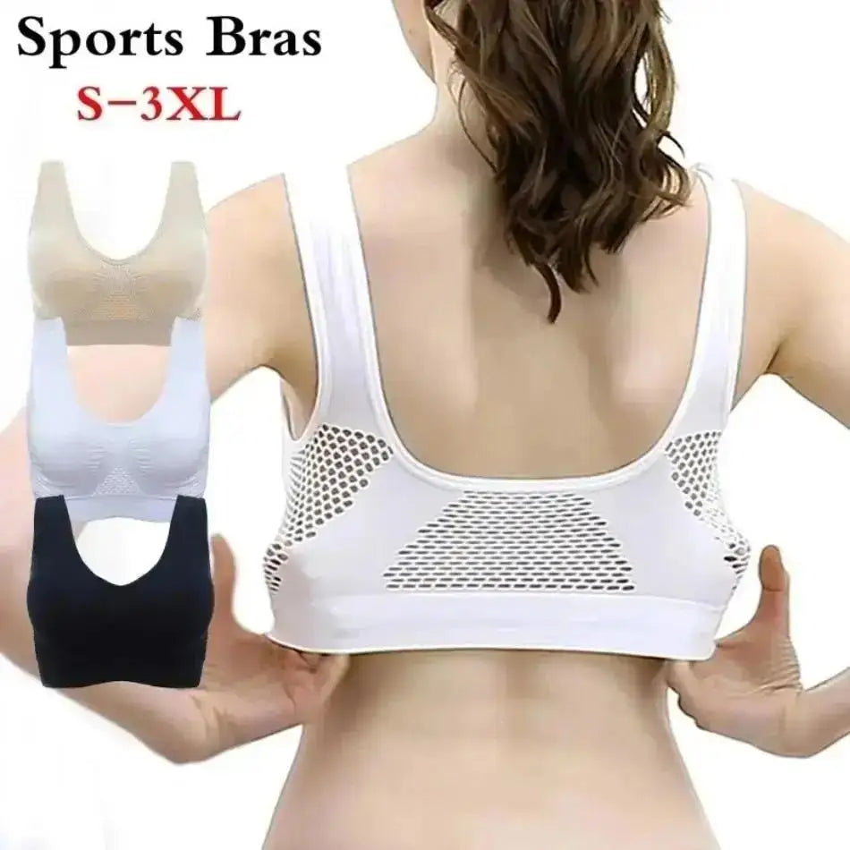 Brassière Sport Femme Respirante Anti-Chocs – Maintien Optimal & Absorption Transpiration | Gym, Running & Fitness