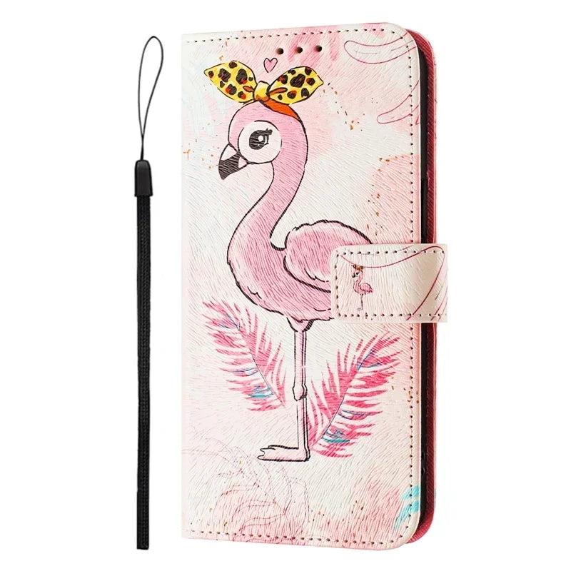 Coque Portefeuille OPPO A5 Pro 5G – Flip Case Cartoon Peint Fantaisie CPH2695