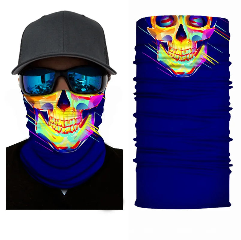 Tour de Cou Cagoule Multifonction – Bandana Sans Couture Coupe-Vent | Vélo, Ski, Moto, Randonnée & Snowboard