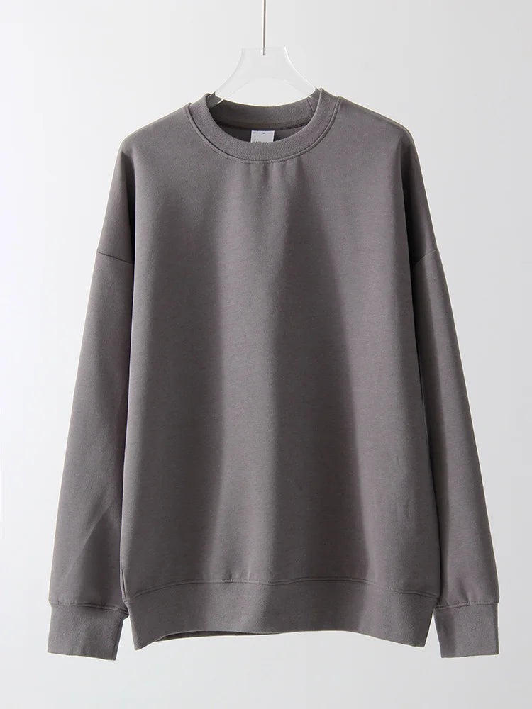 Sweat Col Rond Oversize Femme – Comfort Colors Rose Jaune Blanc Coton Automne Hiver