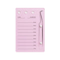 Palette Porte-Cils GLAMLASH – Support Colle Extension Cils Acrylique | Plateau Faux Cils Professionnel