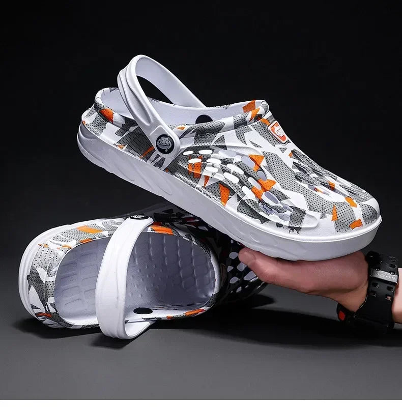 Clogs Sandales Respirants Homme Femme Plage 2025 – Confortables Semelle Douce Casual