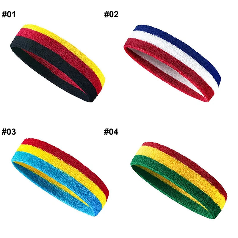 Bandeau Sport Absorbant Unisexe – Élastique & Respirant | Running, Yoga, Cyclisme & Fitness | Serre-Tête Anti-Transpiration Homme & Femme