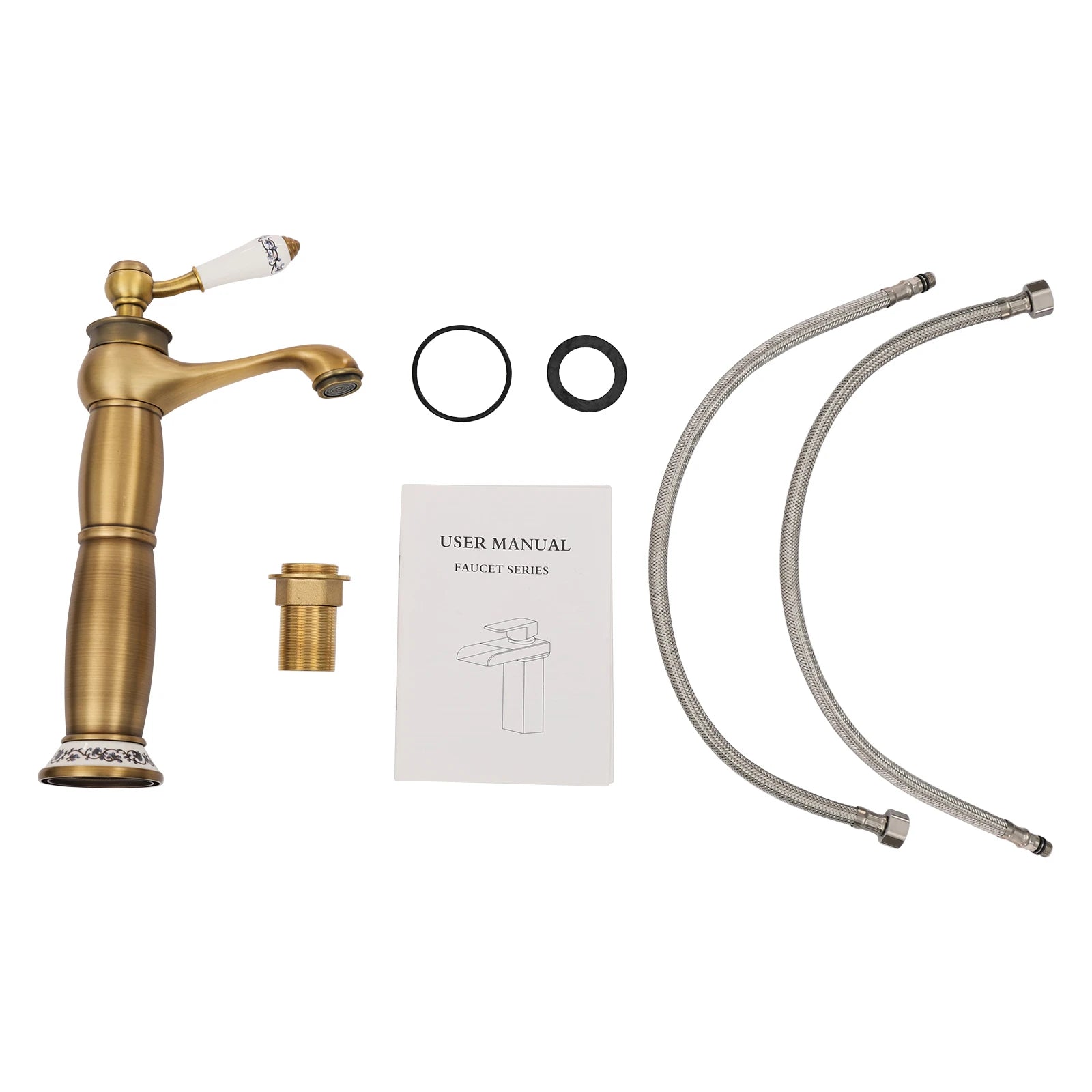 Robinet Vintage Or Rétro – Température Ajustable, Résistant aux Chocs | Salle de Bain, Hôtel & Maison Style Classique