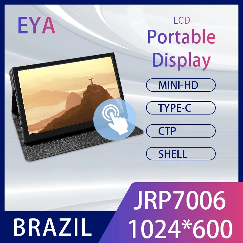 Écran Portable 7'' HD Tactile 1024x600 – Compatible Raspberry Pi 4/3B+/3B/2B, Banana Pi | Boitier Inclus