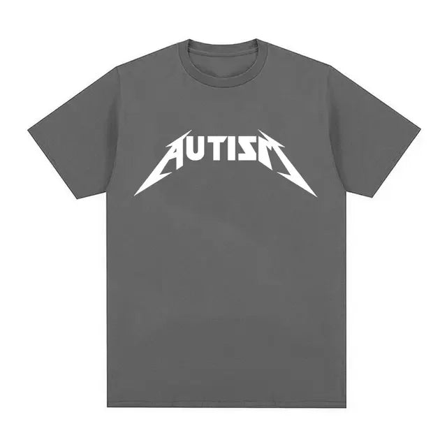 T-Shirt Unisexe Metal Rock Meme Oversize Loose Été – Hip Hop Streetwear Manches Courtes Sport Tendance | Mode Homme & Femme