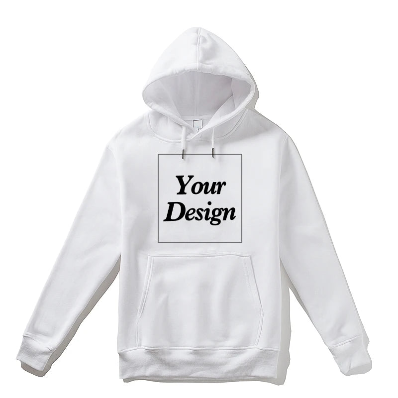 Sweat à Capuche Unisexe Coton Premium 350gsm Personnalisable Photo Texte Logo Polaire Épaisse Chaud Automne Hiver – Hoodie Qualité Supérieure | Mode Tendance
