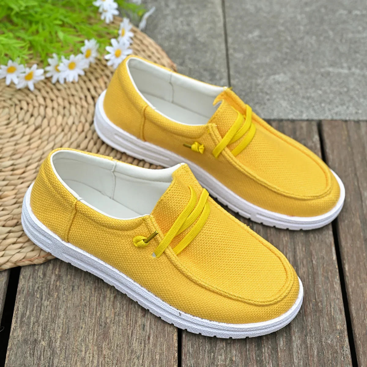Chaussures Vulcanisées Sport Flat Femme 2025 – Casual Fashion Printemps Automne