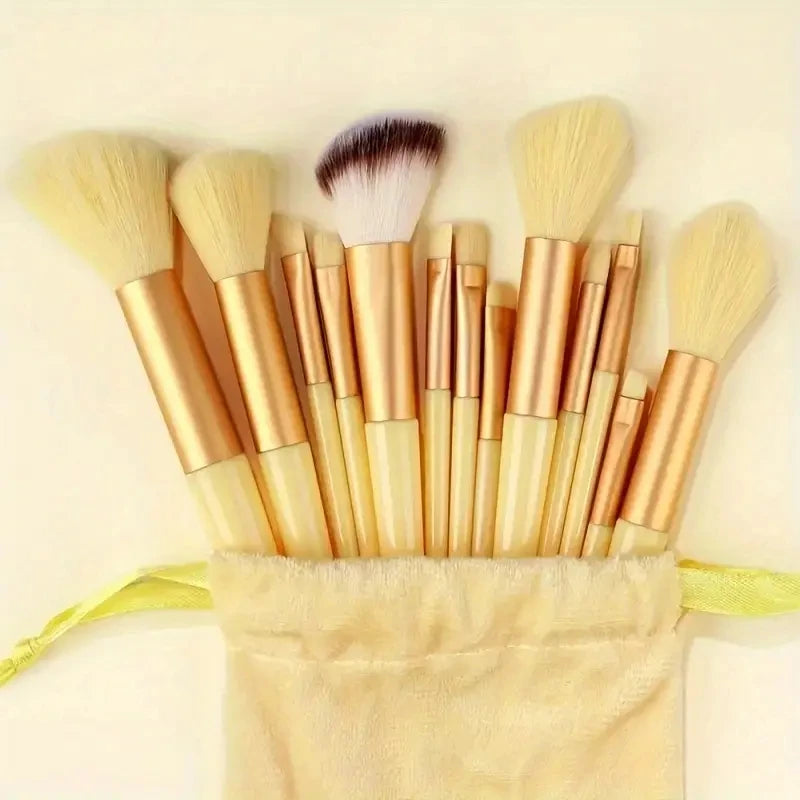 Set Pinceaux Maquillage Professionnel – Fond de Teint, Poudre, Fard à Paupières & Kabuki | Ultra-Doux & Précis
